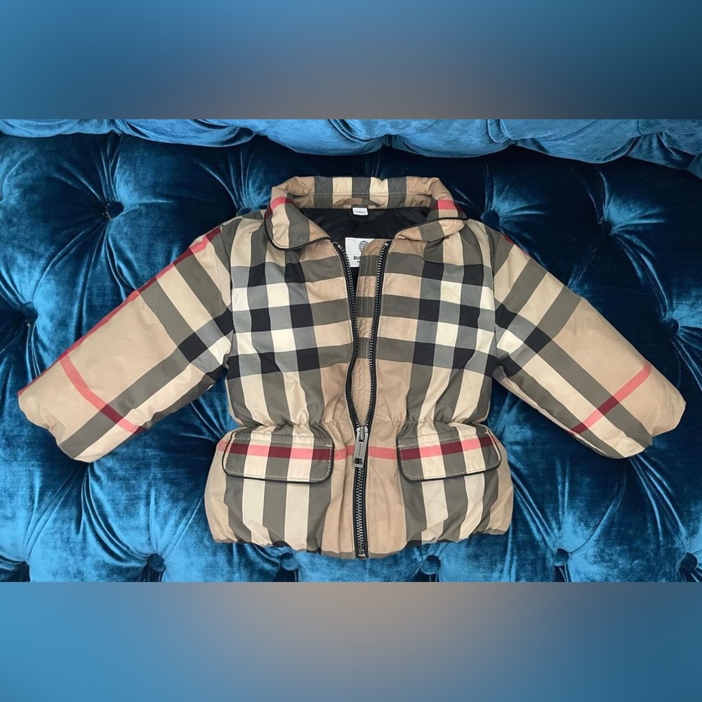 Baby Burberry Vintage Check Jacket